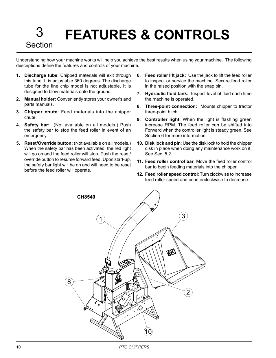 Features & controls | Echo 76854 User Manual | Page 14 / 31