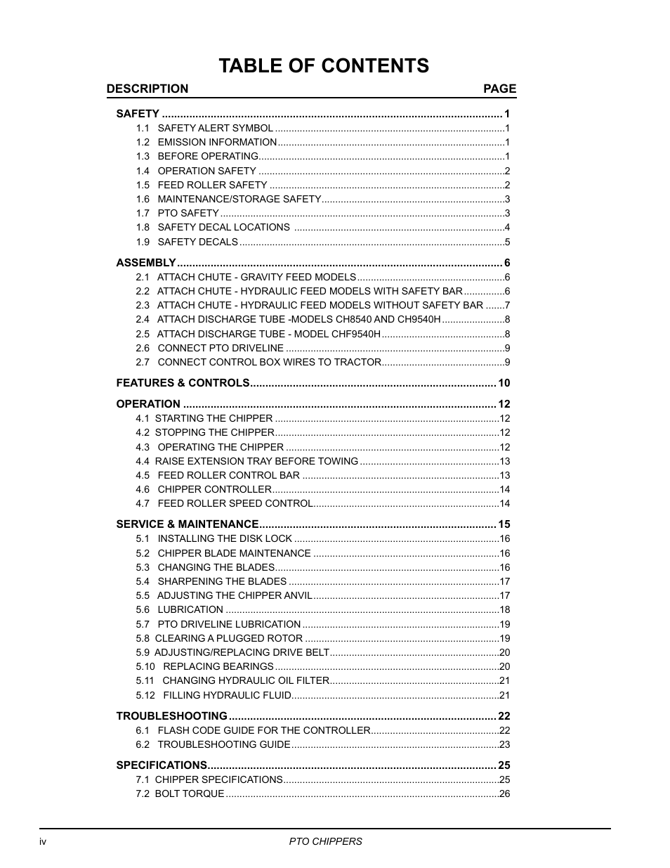 Echo CH9540H Owners Manual v.5 User Manual | Page 4 / 33