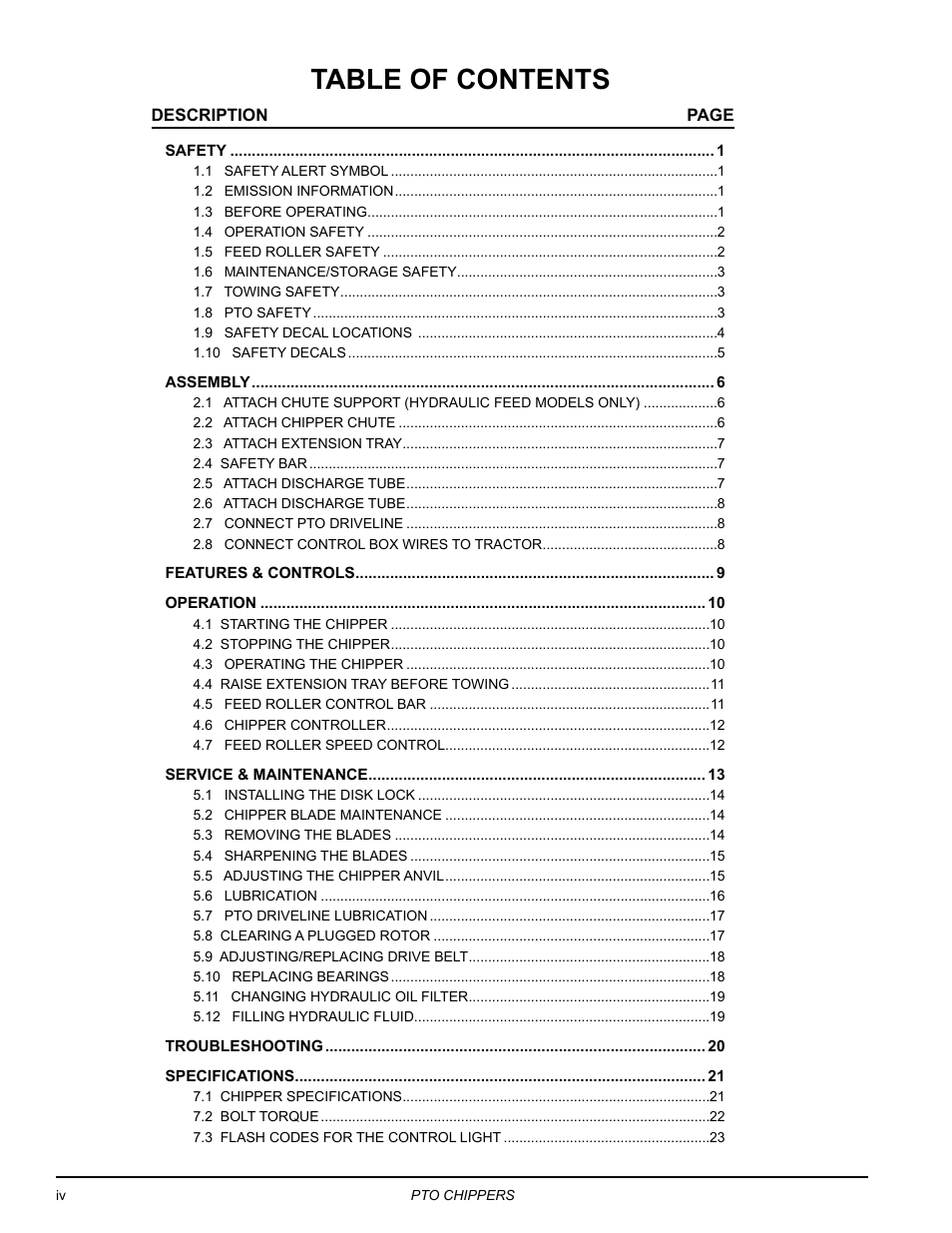 Echo CH9540H Owners Manual v.4 User Manual | Page 4 / 30