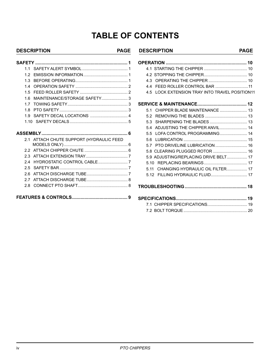 Echo CH9540H Owners Manual v.2 User Manual | Page 4 / 27
