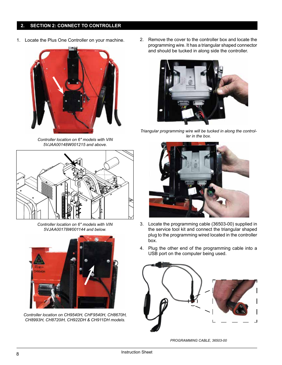 Echo CH611DH Instruction v.9 User Manual | Page 8 / 24