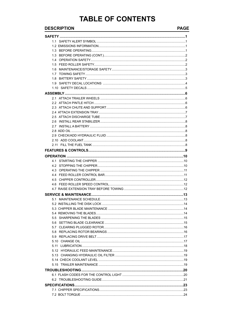 Echo CH911DH Owners Manual v.6 User Manual | Page 4 / 31