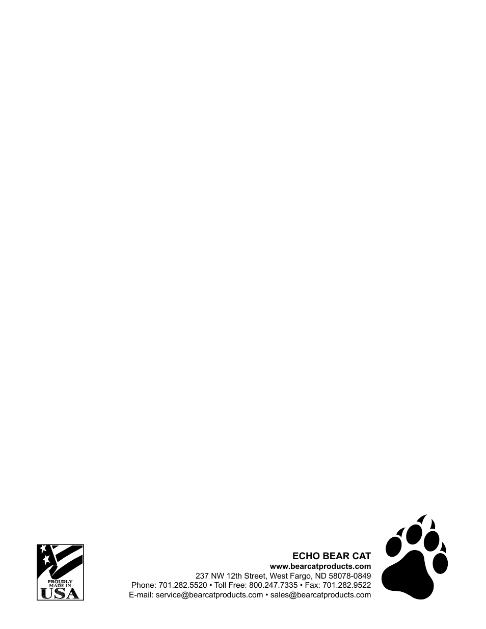 Echo CH911DH Owners Manual v.5 User Manual | Page 31 / 31