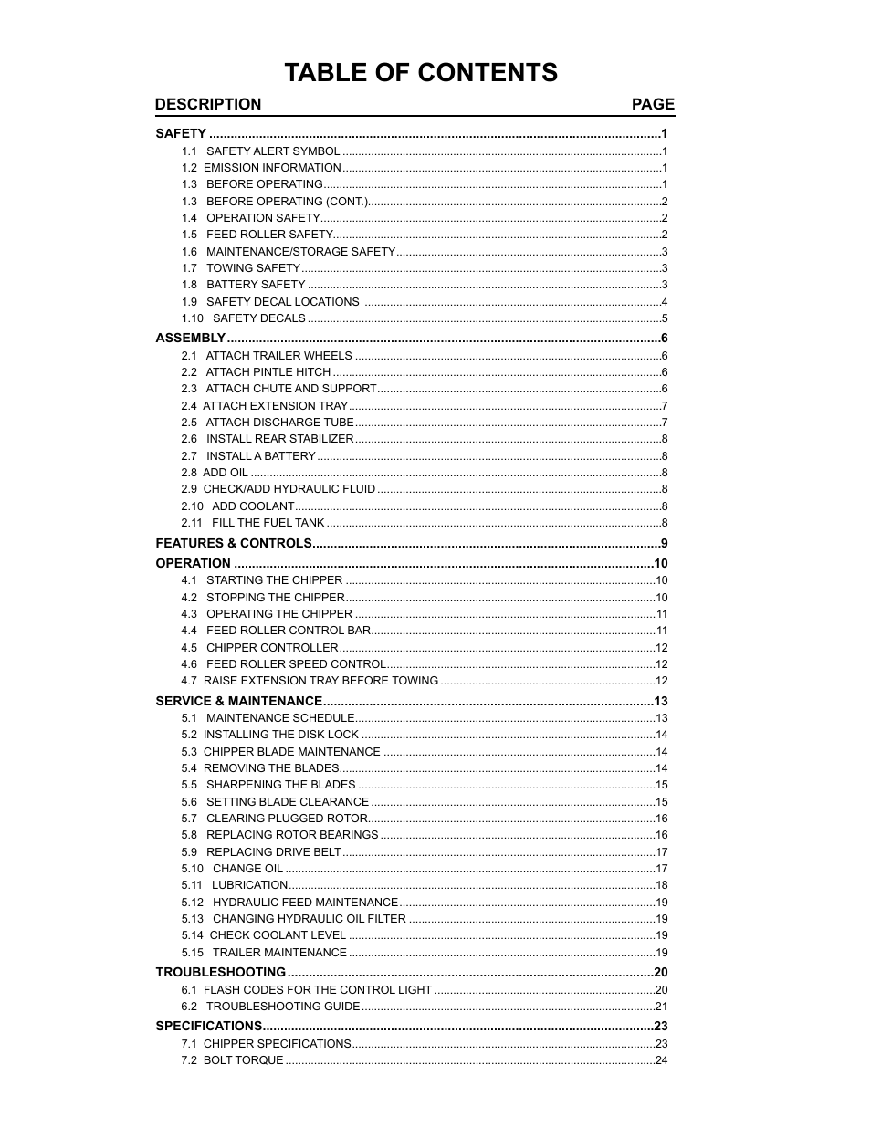 Echo CH911DH Owners Manual v.5 User Manual | Page 4 / 31