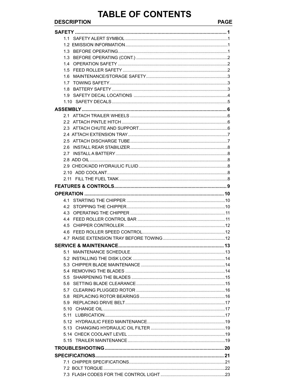 Echo CH911DH Owners Manual v.4 User Manual | Page 4 / 30