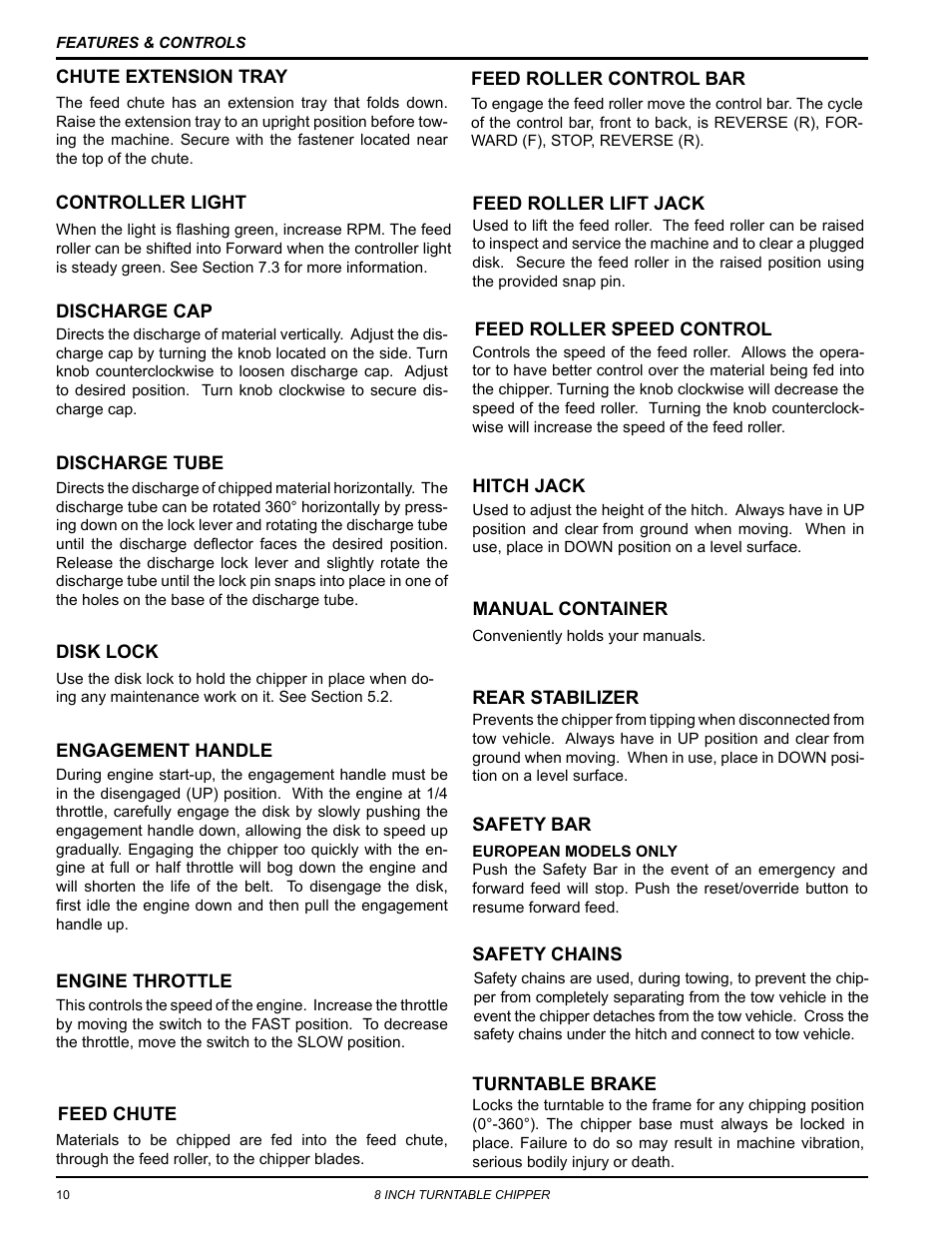 Echo CH8670H Owners Manual v.4 User Manual | Page 14 / 34