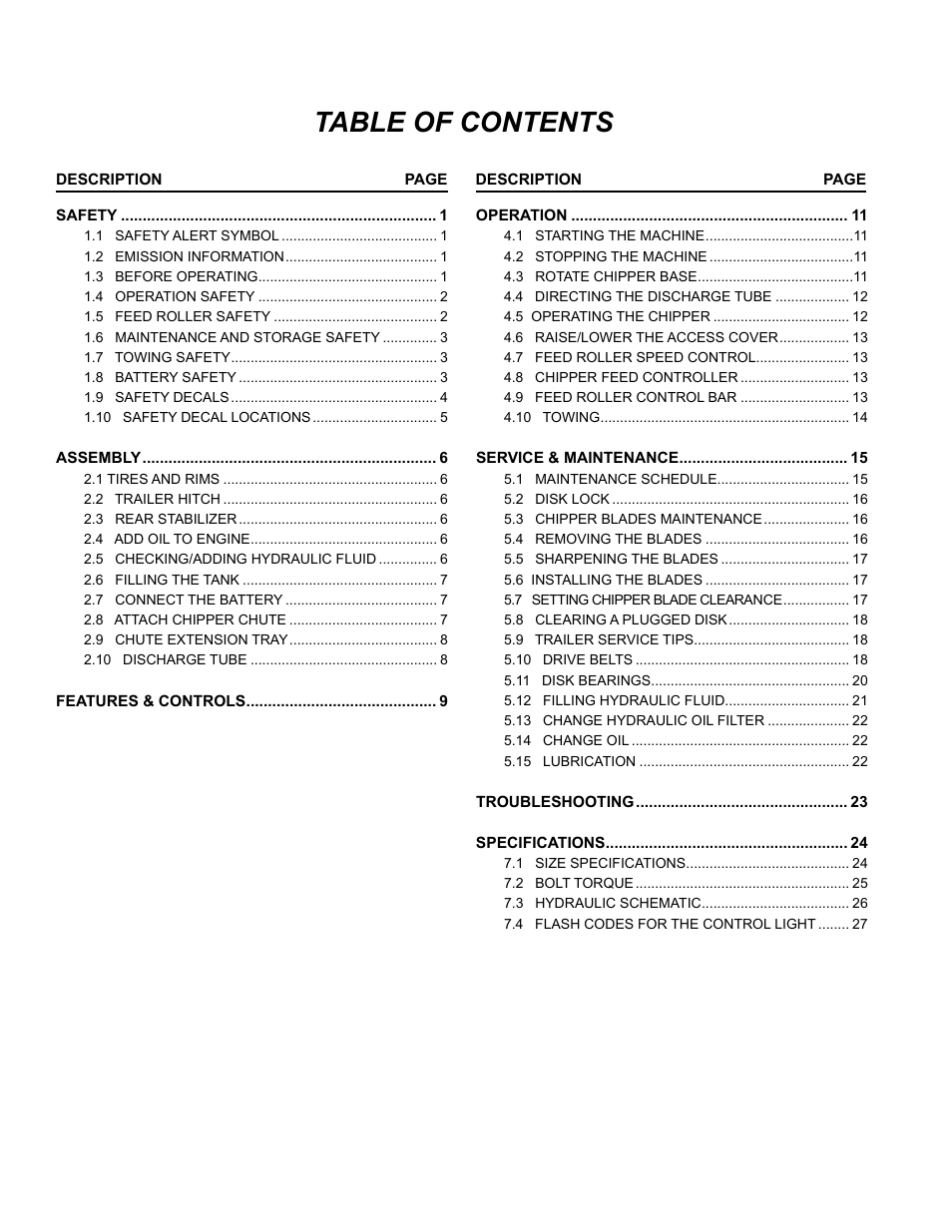 Echo CH8670H Owners Manual v.3 User Manual | Page 4 / 34