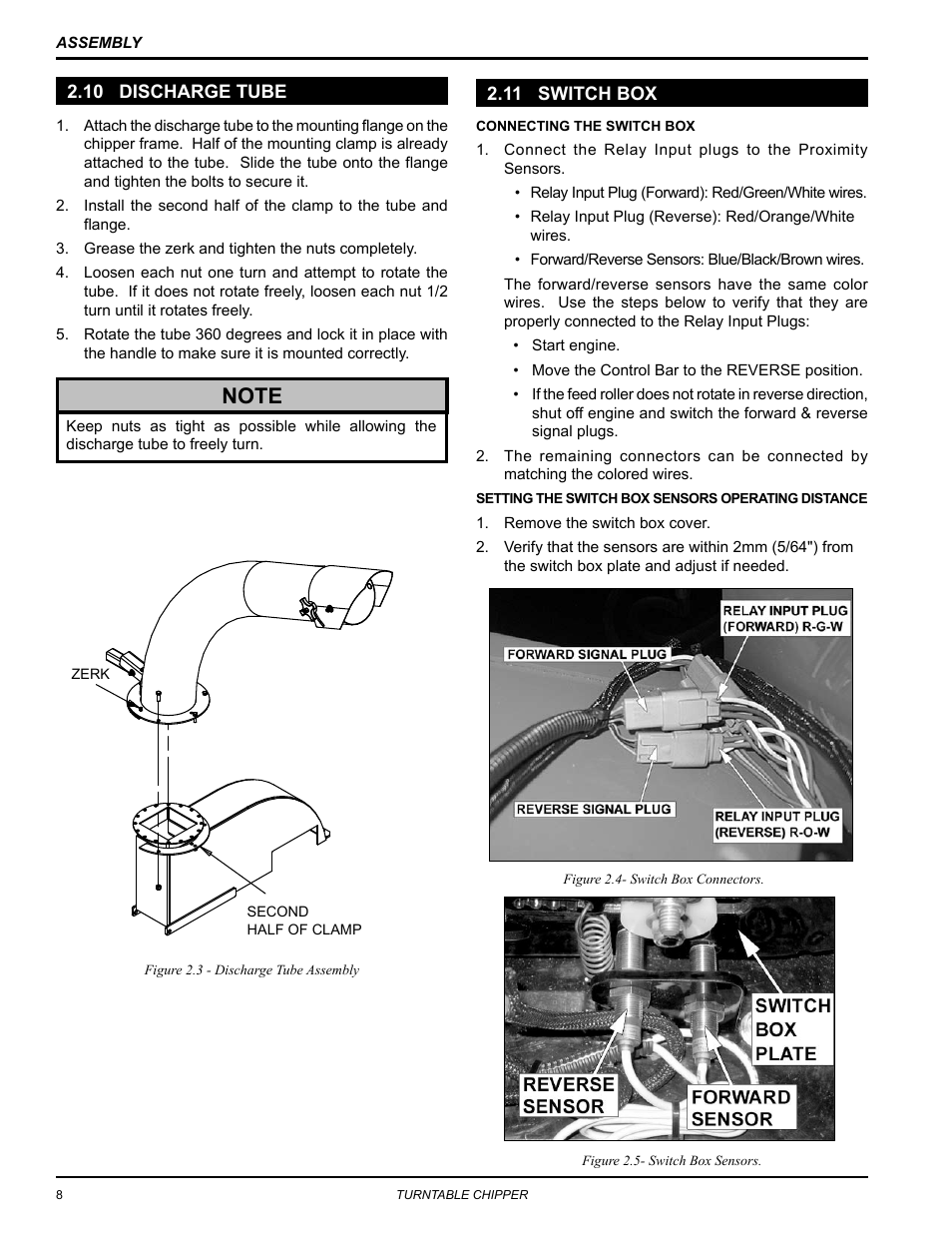 10 discharge tube, 11 switch box, 10 discharge tube 2.11 switch box | Echo CH8670H Owners Manual v.2 User Manual | Page 12 / 33