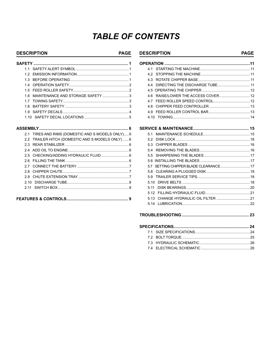 Echo CH8670H Owners Manual v.2 User Manual | Page 4 / 33