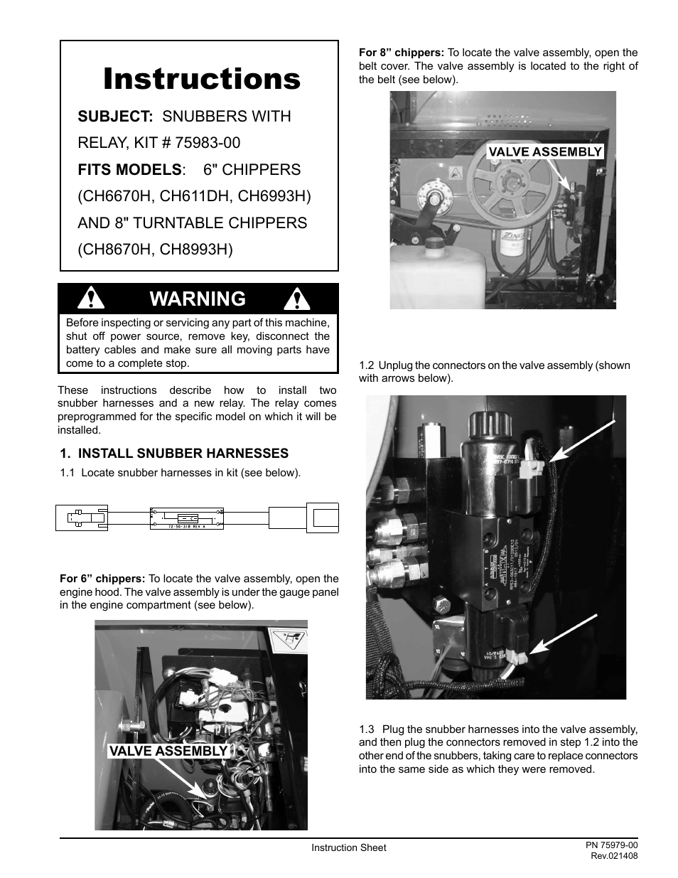 Echo CH611DH Instruction v.2 User Manual | 2 pages