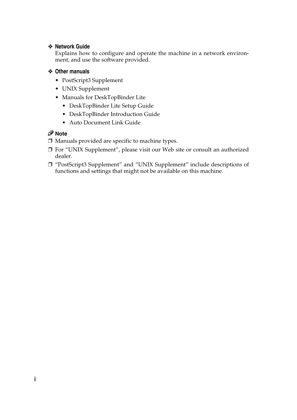 Ricoh Aficio MP W2400 User Manual | Page 4 / 92