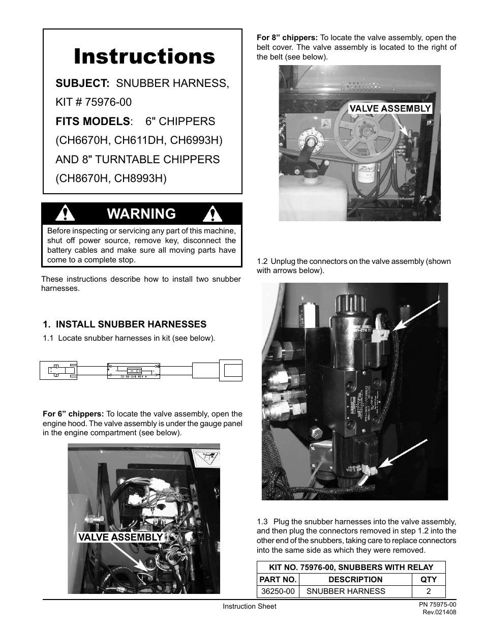 Echo CH611DH Instruction v.1 User Manual | 2 pages