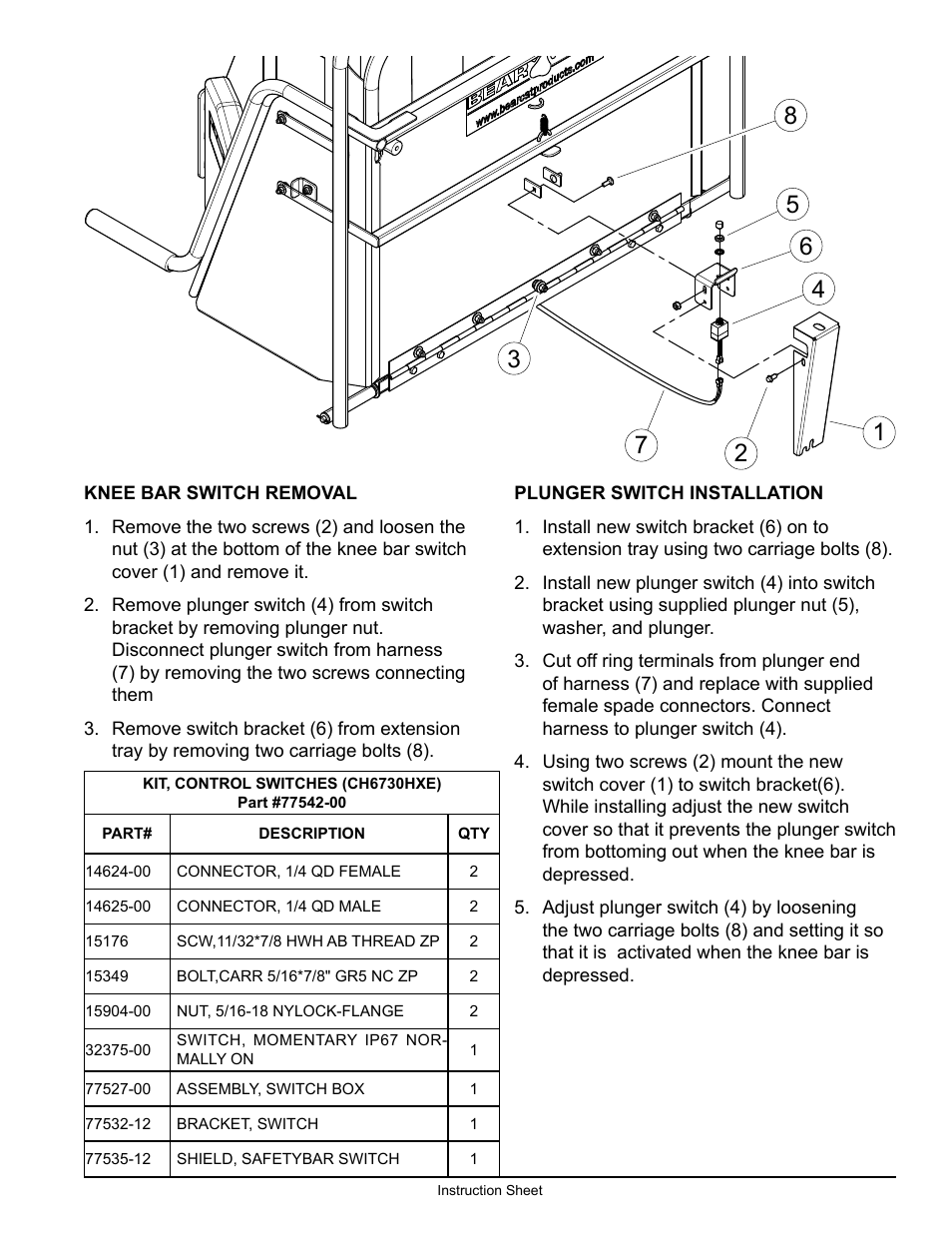 Echo CH5540HXE User Manual | Page 3 / 8
