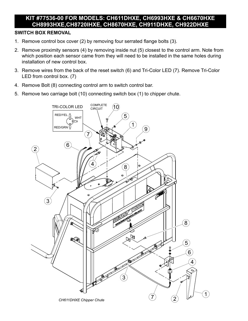 Echo CH5540HXE User Manual | Page 4 / 8