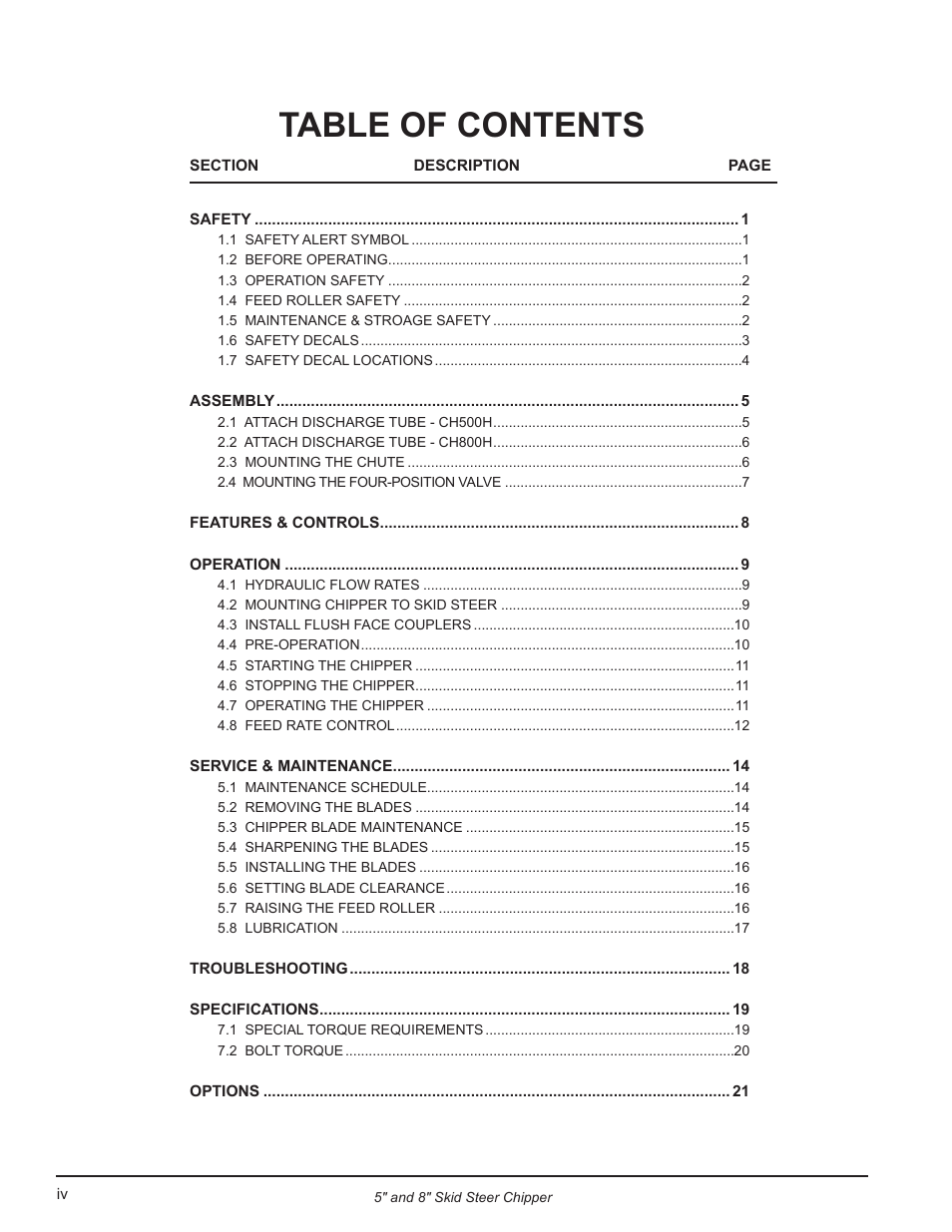 Echo CH500H Owners Manual v.3 User Manual | Page 4 / 24
