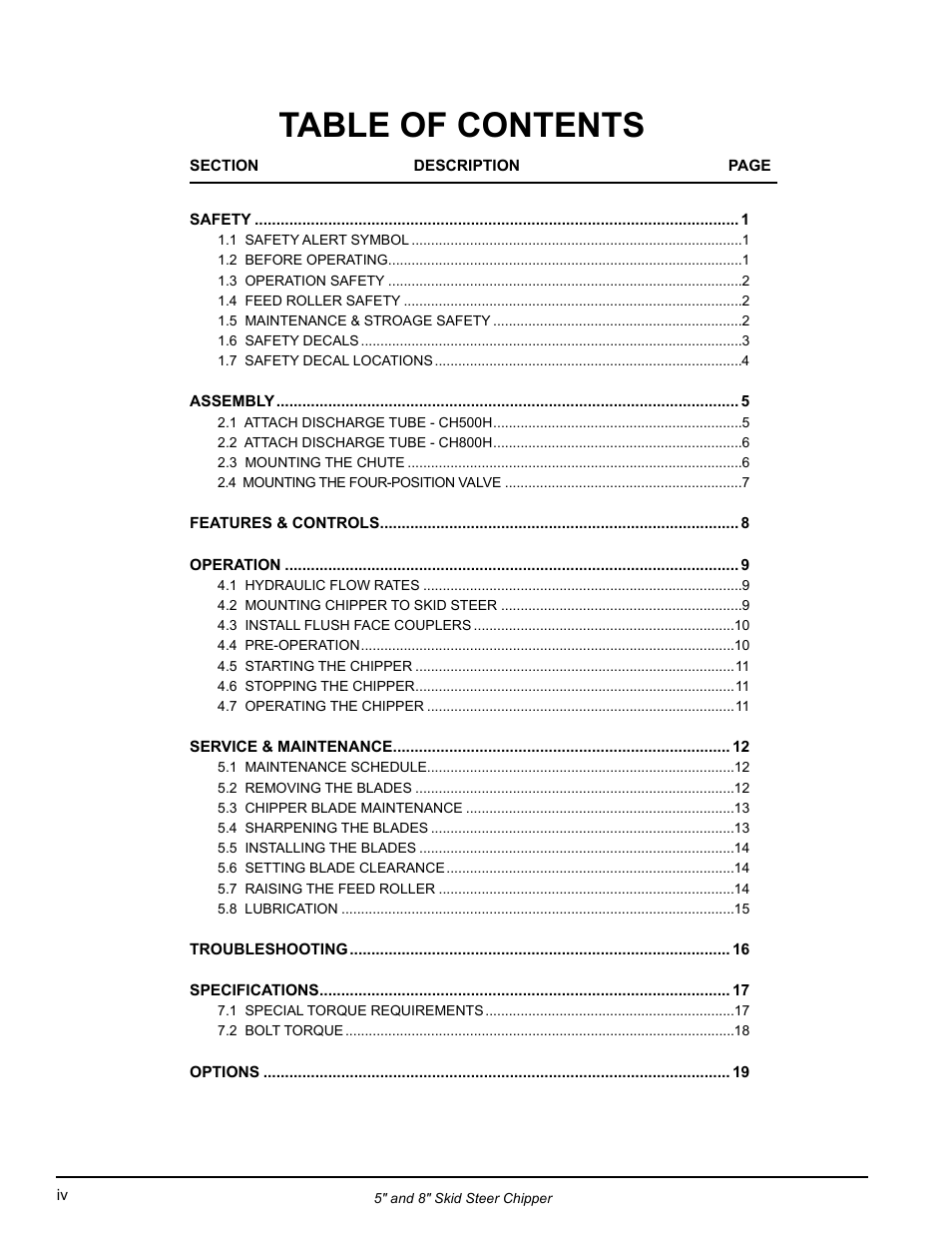 Echo CH500H Owners Manual v.2 User Manual | Page 4 / 24