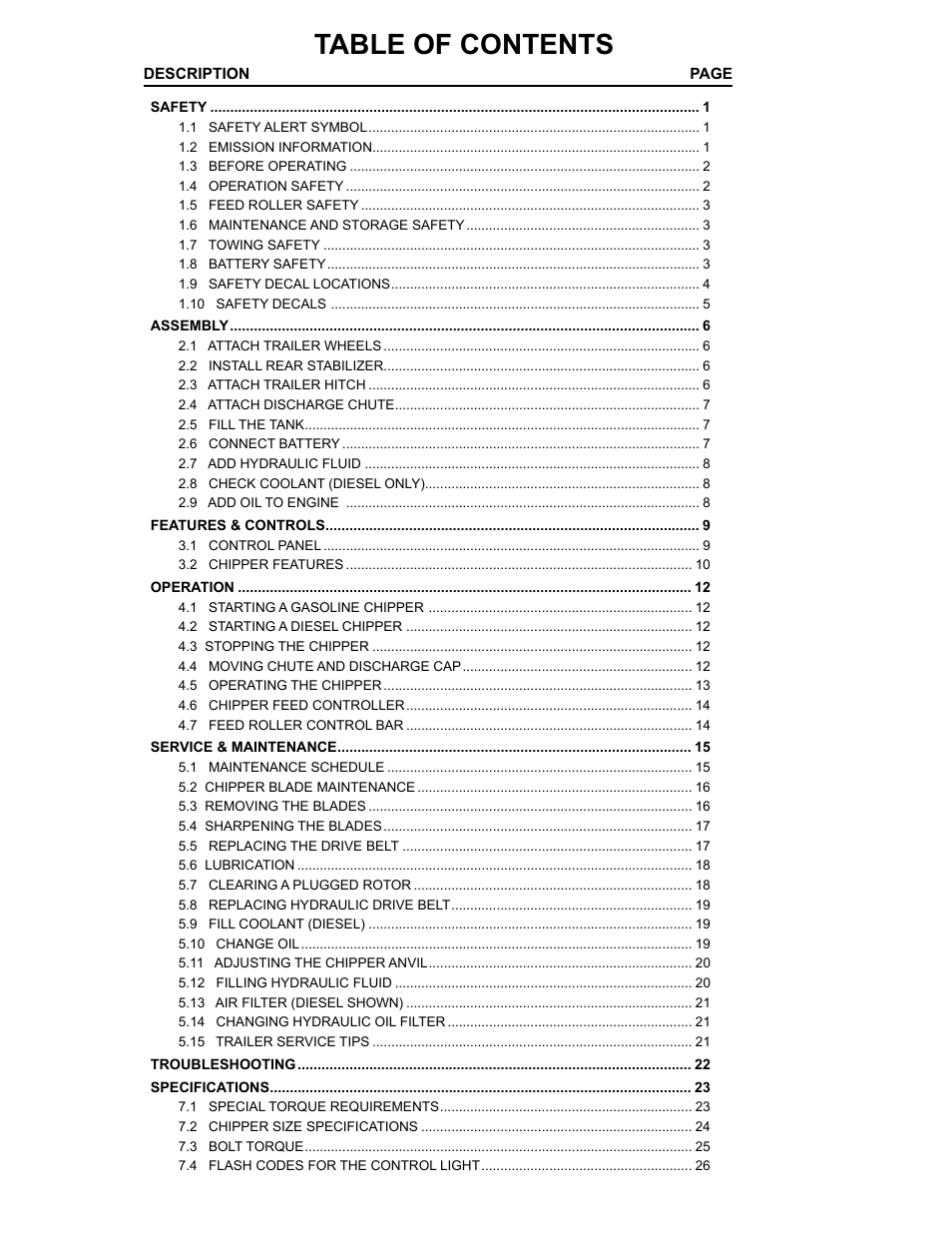 Echo CH611DH Owners Manual v.2 User Manual | Page 4 / 34