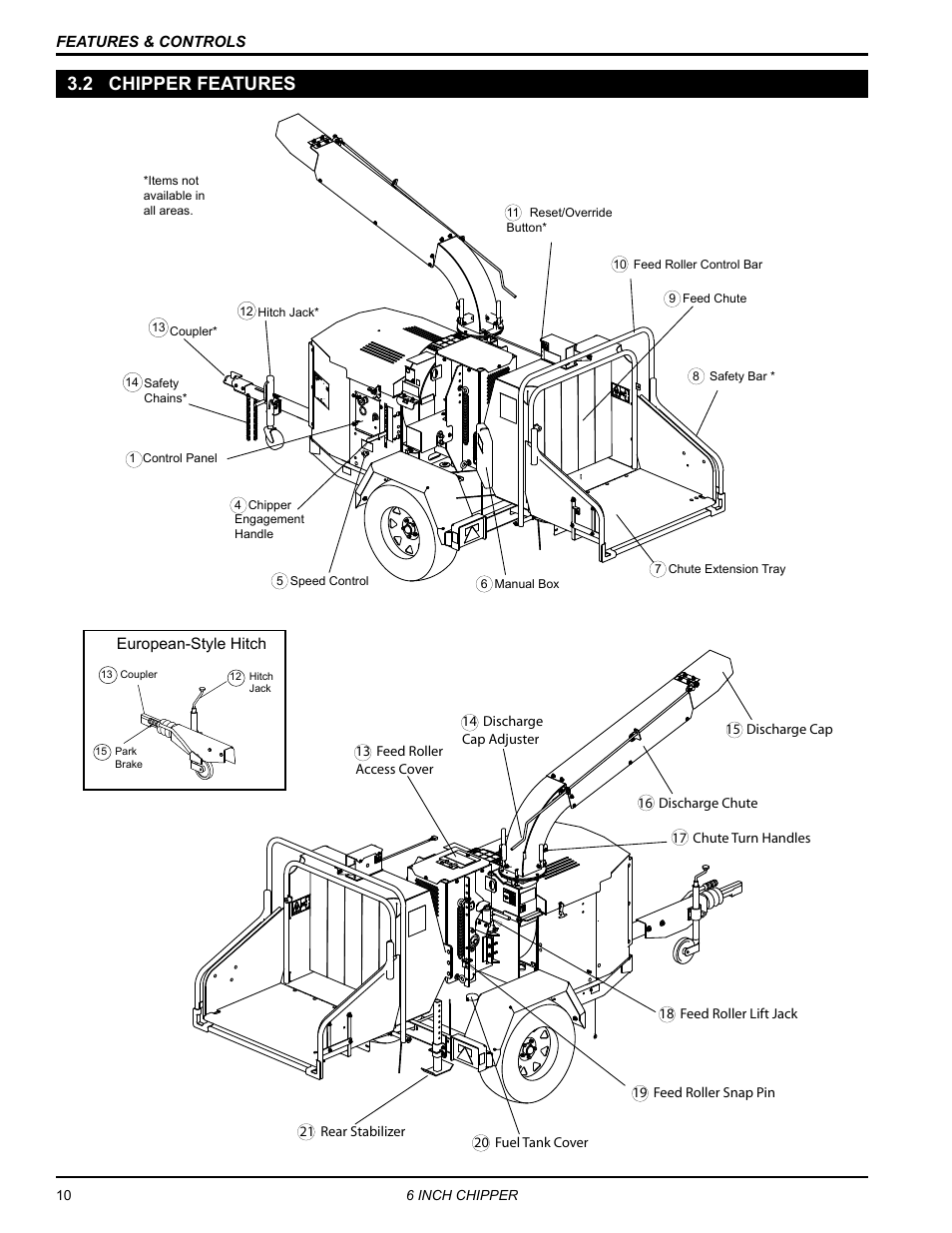 2 chipper features | Echo 76624 Owners Manual v.4 User Manual | Page 14 / 38