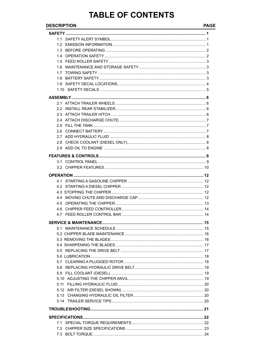 Echo 76624 Owners Manual v.4 User Manual | Page 4 / 38