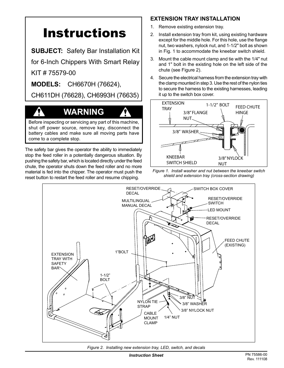 Echo 76624 Instruction v.1 User Manual | 4 pages