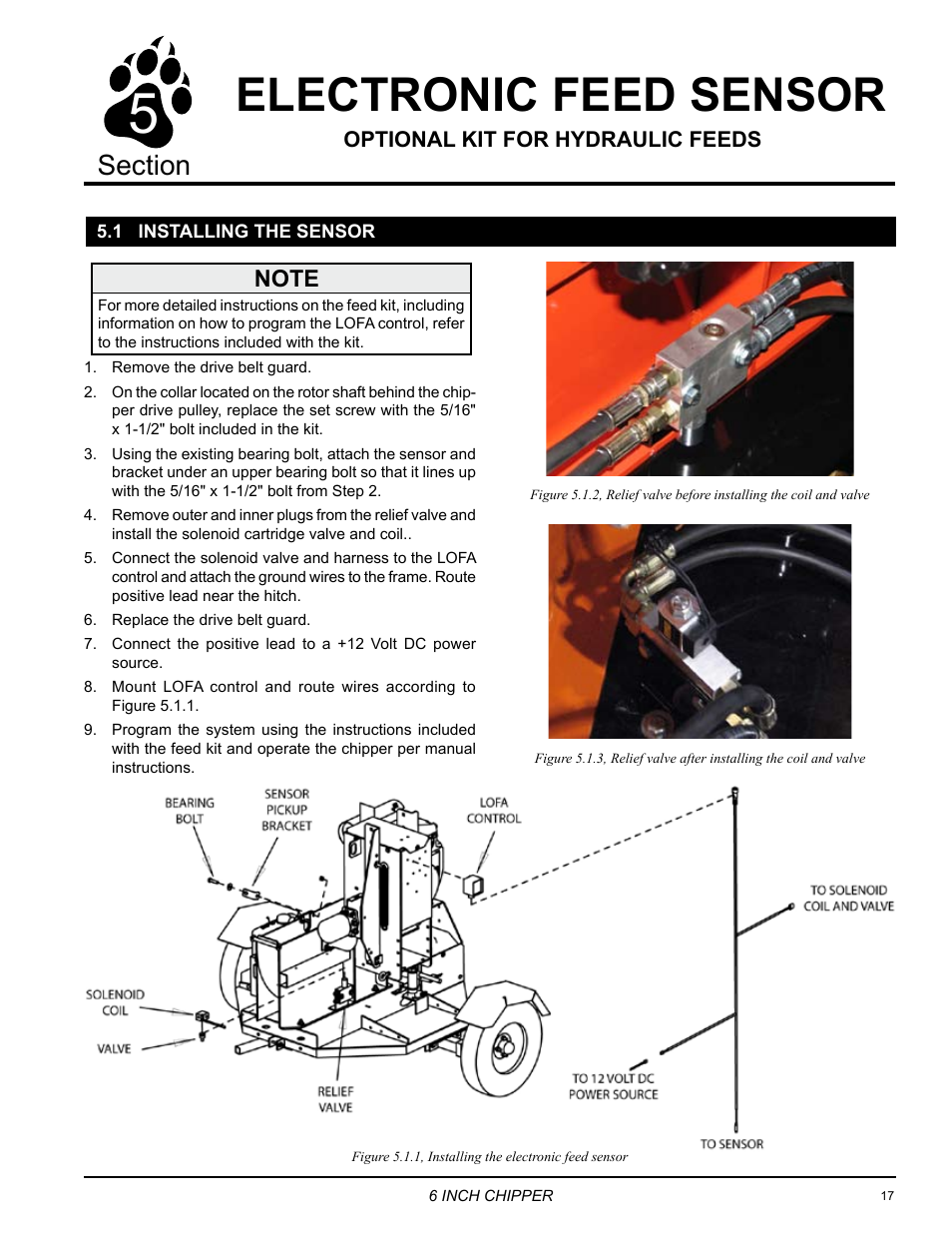 Electronic feed sensor | Echo CH6614 Owners Manual v.1 User Manual | Page 19 / 32