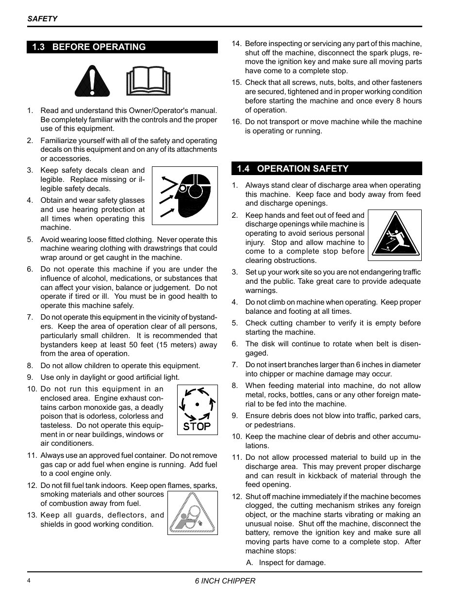 Echo CH6614 Owners Manual v.1 User Manual | Page 6 / 32
