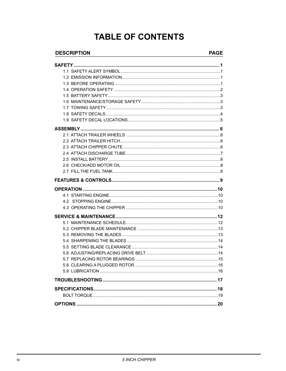 Echo CH5653 Owners Manual v.1 User Manual | Page 4 / 24