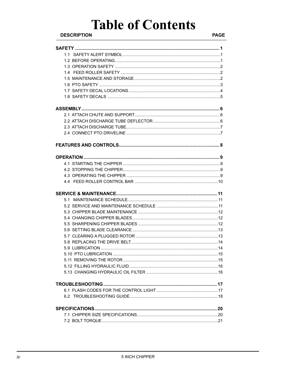 Echo CH5540H Owners Manual v.2 User Manual | Page 4 / 26