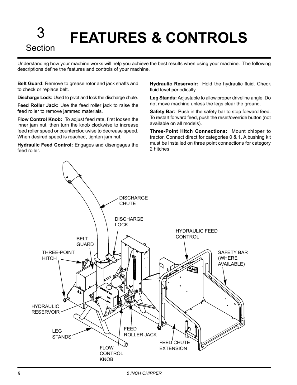 Features & controls, 3features & controls | Echo 74554 Owners Manual v.4 User Manual | Page 12 / 25