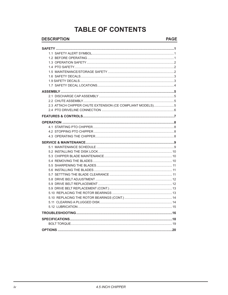 Echo CH45540 Owners Manual v.5 User Manual | Page 4 / 24