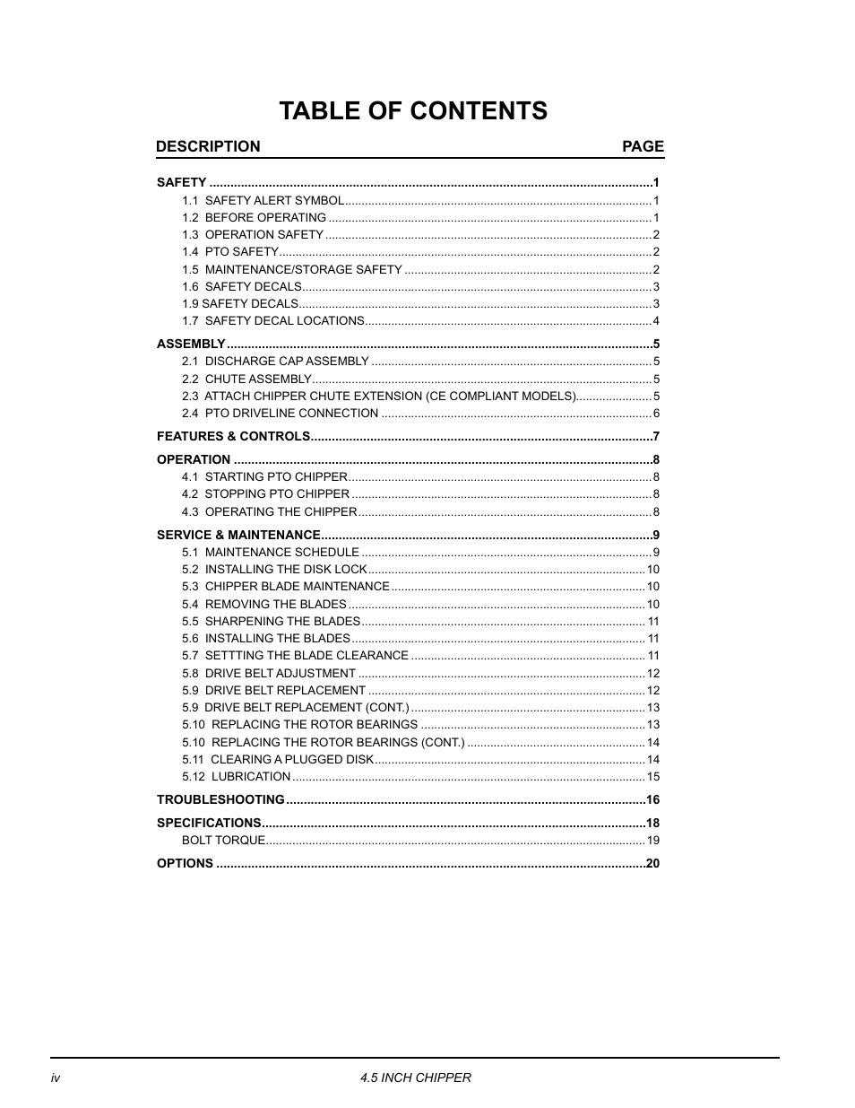 Echo CH45540 Owners Manual v.4 User Manual | Page 4 / 24