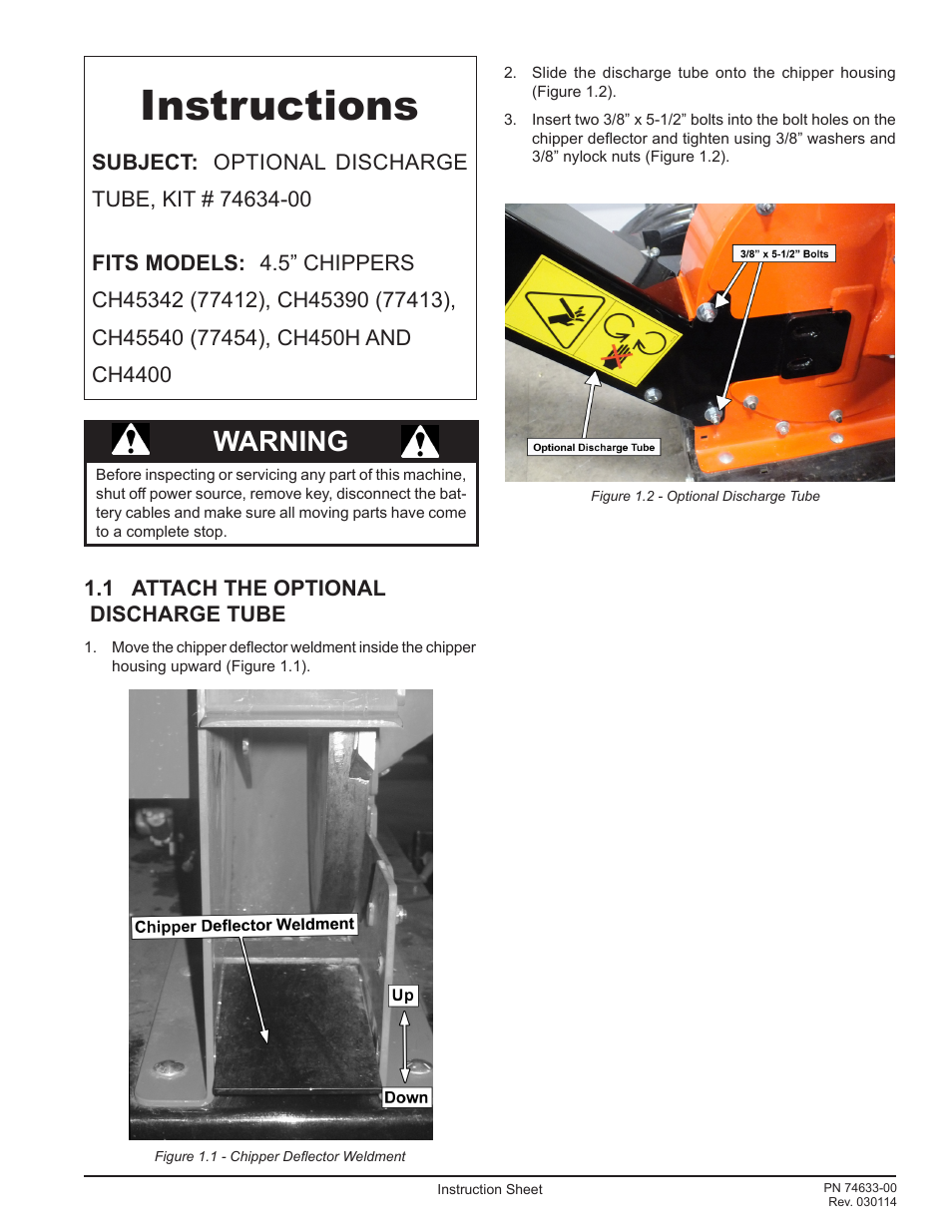 Echo 77412 Instruction v.3 User Manual | 2 pages