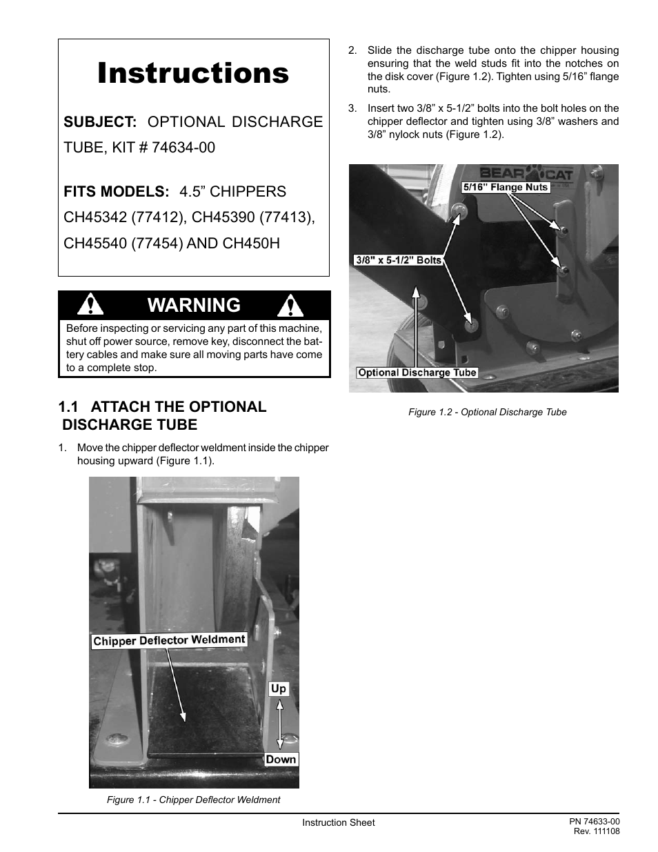 Echo 77412 Instruction v.2 User Manual | 2 pages