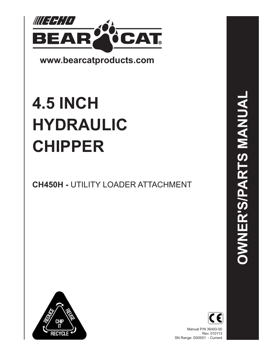 Echo CH450H Owners Manual v.2 User Manual | 27 pages