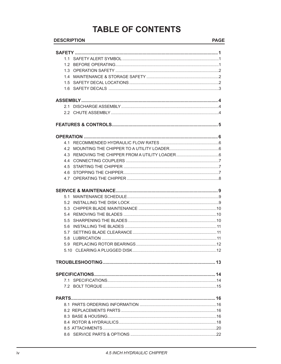 Echo CH450H Owners Manual v.2 User Manual | Page 4 / 27