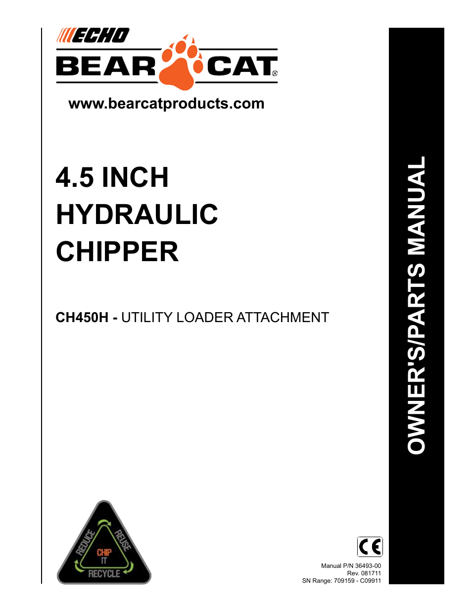 Echo CH450H Owners Manual v.1 User Manual | 28 pages