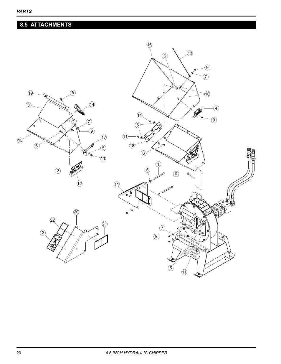 5 attachments | Echo CH450H Owners Manual v.1 User Manual | Page 24 / 28