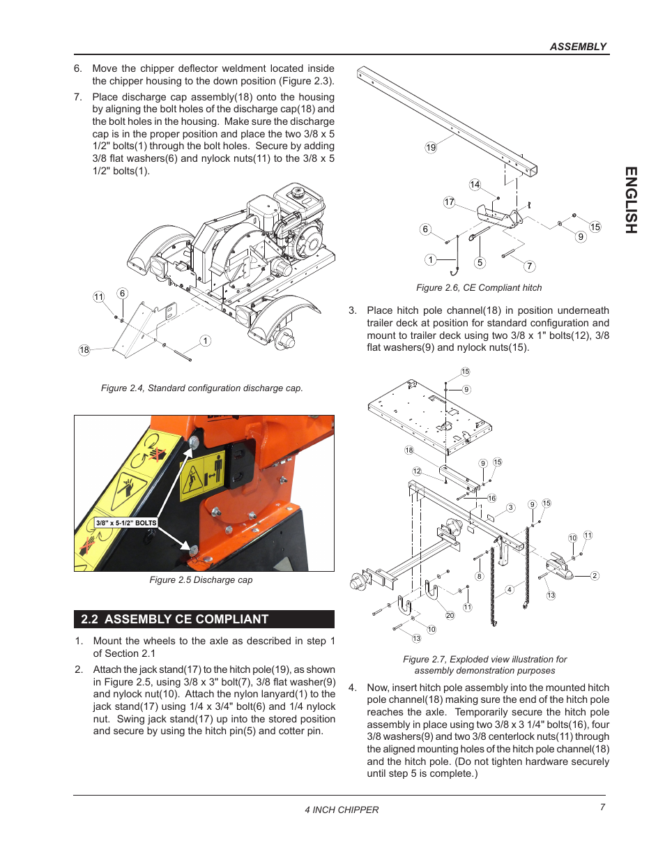 2 assembly ce compliant, English | Echo CH4400 Owners Manual v.2 User Manual | Page 11 / 30