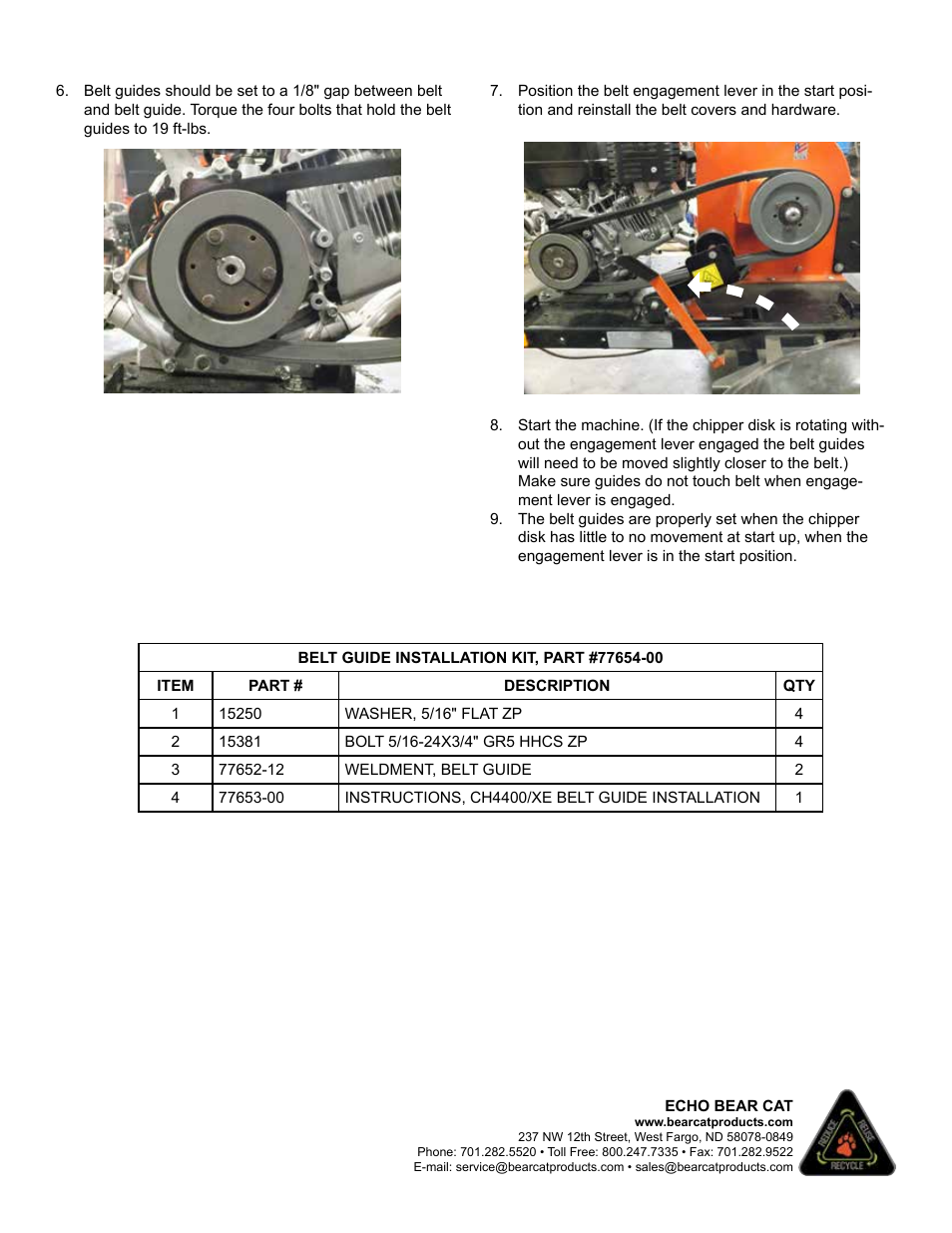 Echo CH4400 Instruction v.2 User Manual | Page 2 / 2