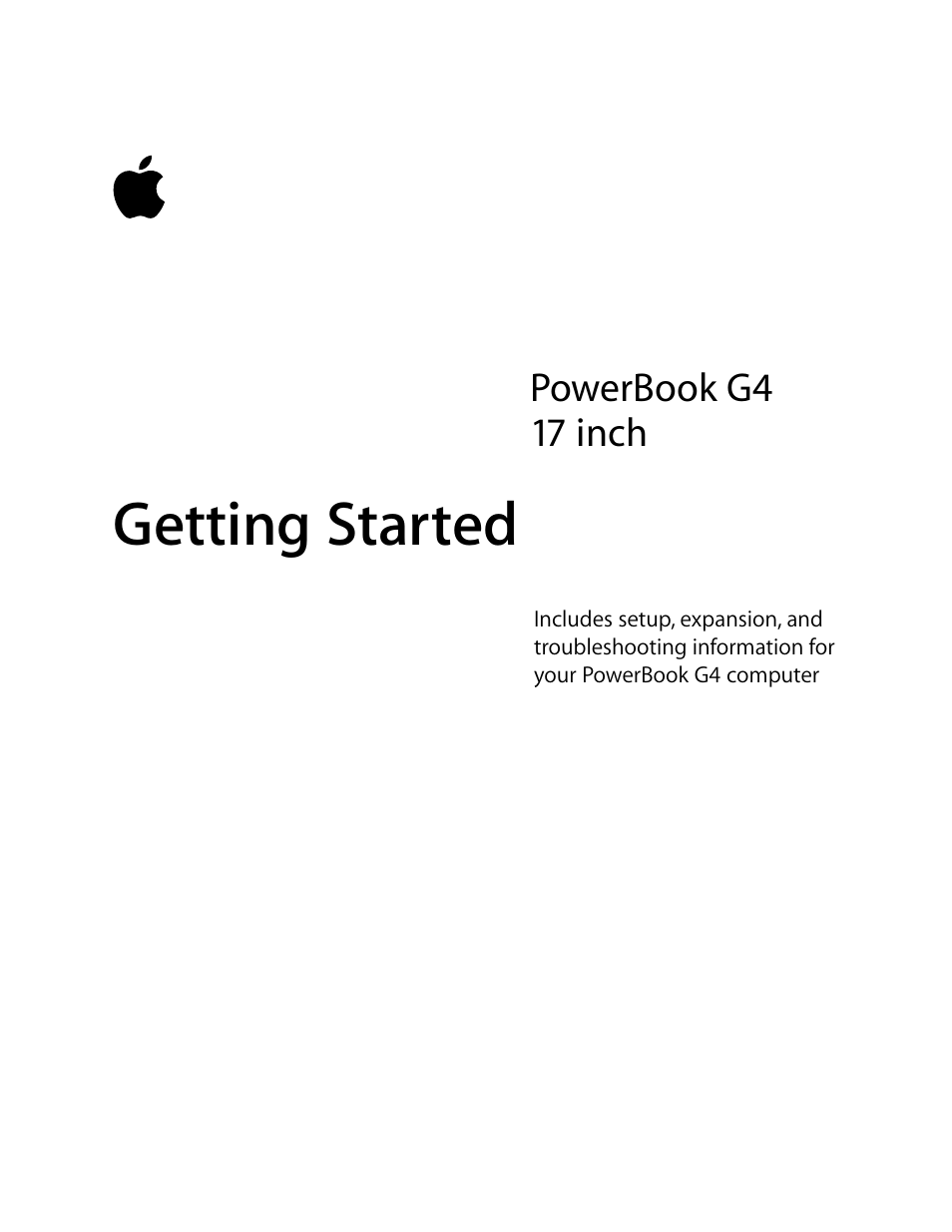Apple G4 17-inch User Manual | 104 pages