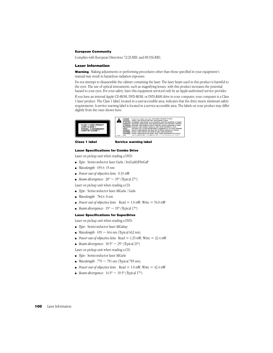 Apple G4 17-inch User Manual | Page 100 / 104