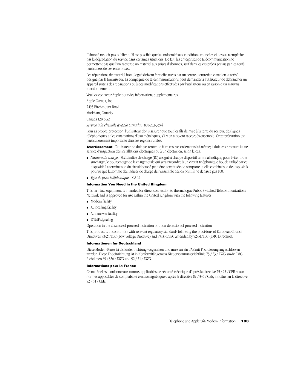 Apple G4 17-inch User Manual | Page 103 / 104