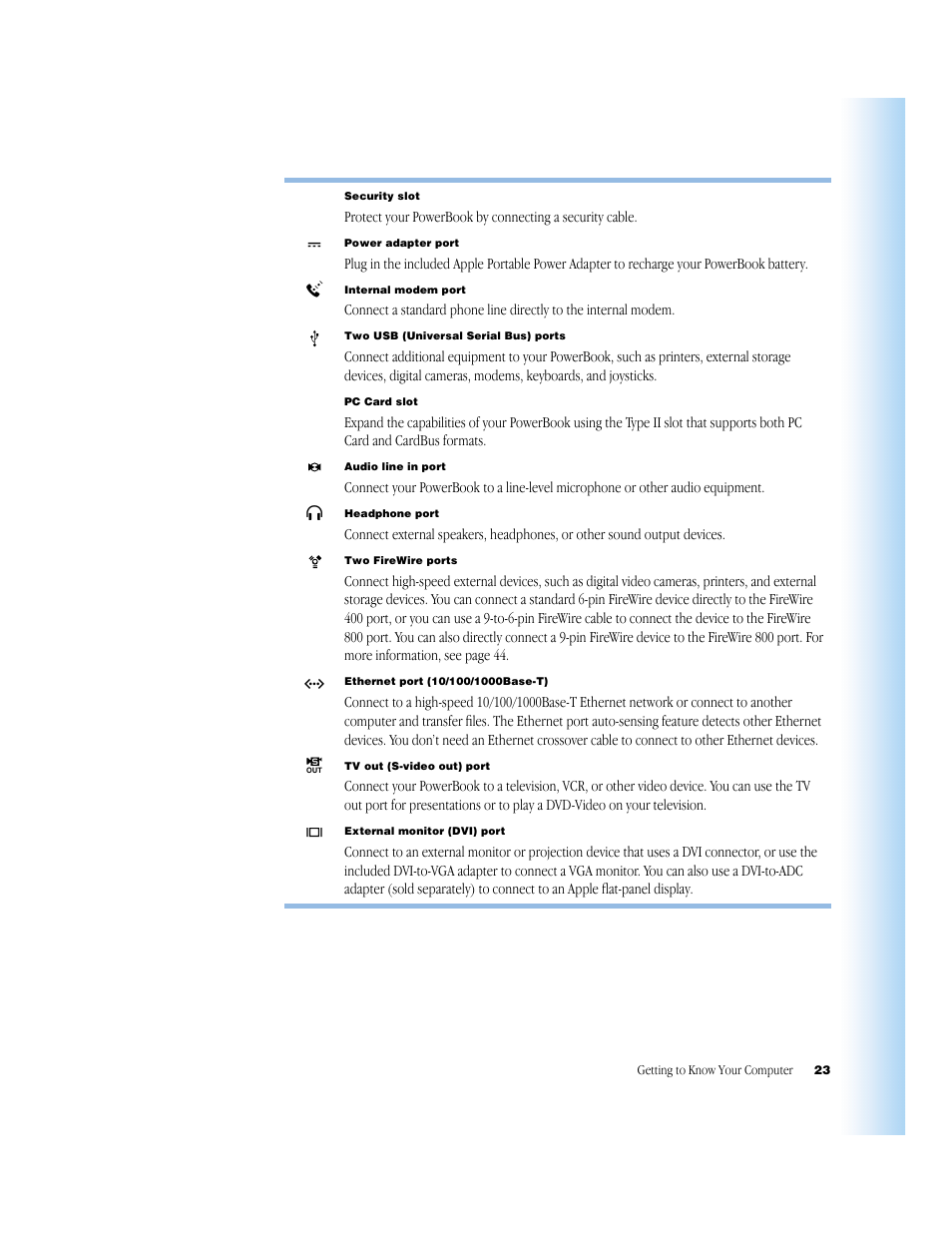 Apple G4 17-inch User Manual | Page 23 / 104