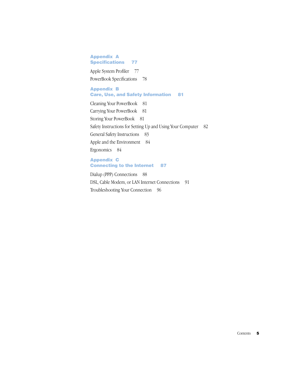 Apple G4 17-inch User Manual | Page 5 / 104