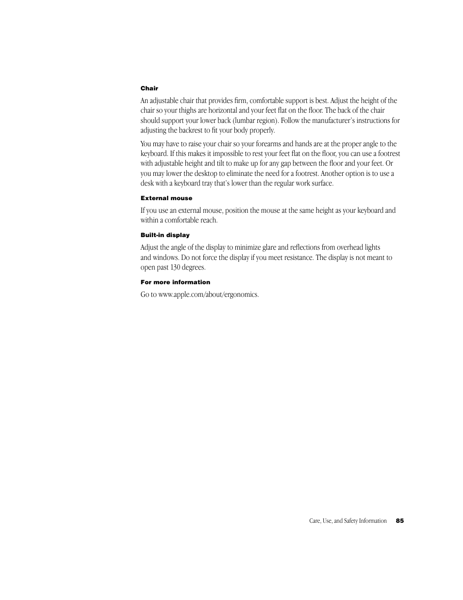 Apple G4 17-inch User Manual | Page 85 / 104