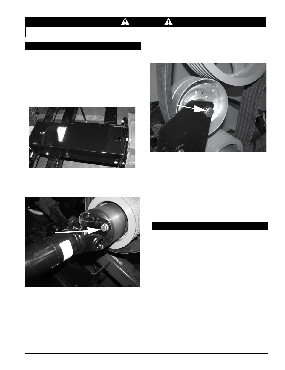 Remove bolt and pulley, Remove these four bolts | Echo 7812086 Owners Manual v.4 User Manual | Page 21 / 32