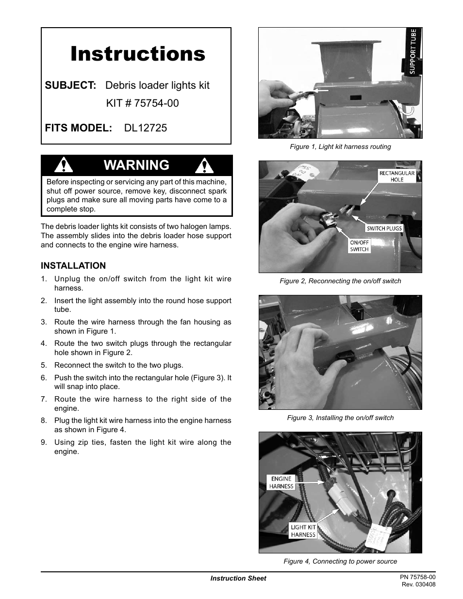 Echo DL12725 Instruction v.1 User Manual | 2 pages