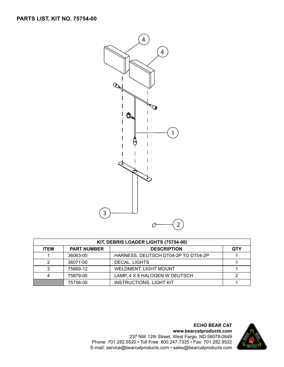 Echo DL12725 Instruction v.1 User Manual | Page 2 / 2