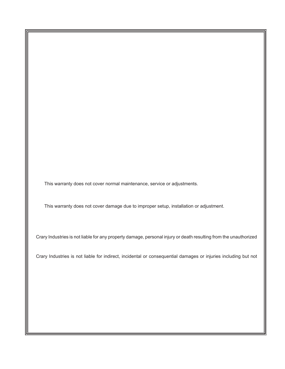 Limited warranty | Echo 7812086 Owners Manual v.3 User Manual | Page 3 / 32