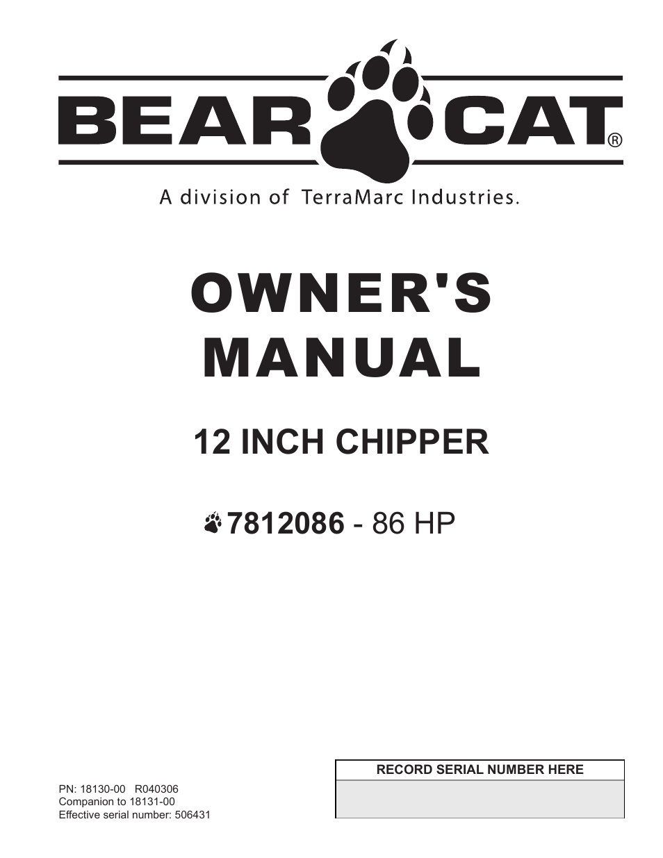 Echo 7812086 Owners Manual v.2 User Manual | 28 pages